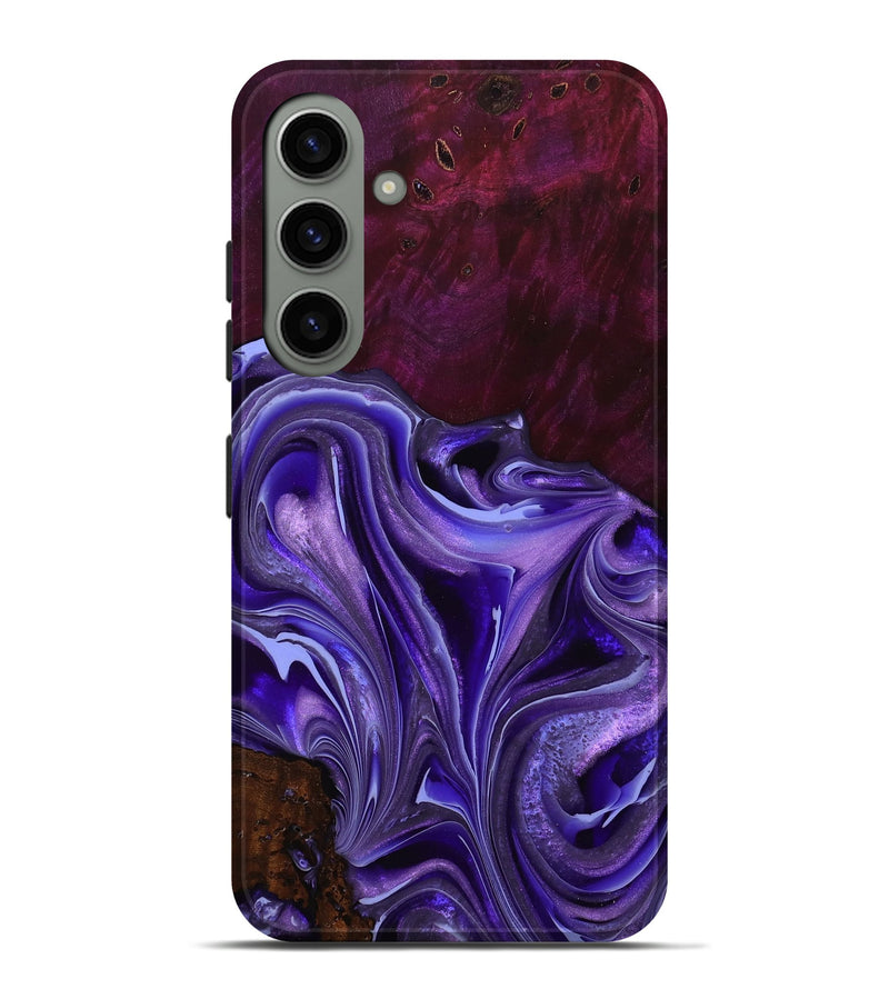 Galaxy S24 Plus Wood Live Edge Phone Case - Cami (Purple, 757893)