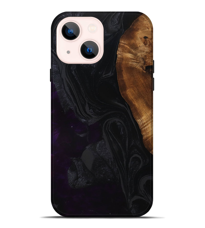 iPhone 14 Plus Wood Live Edge Phone Case - Cason (Wood Burl, 757896)