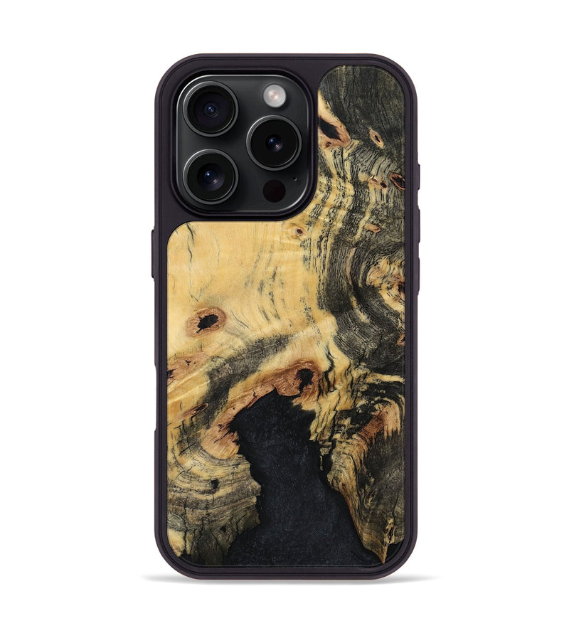 iPhone 16 Pro Wood Phone Case - Hana (Wood Burl, 757917)