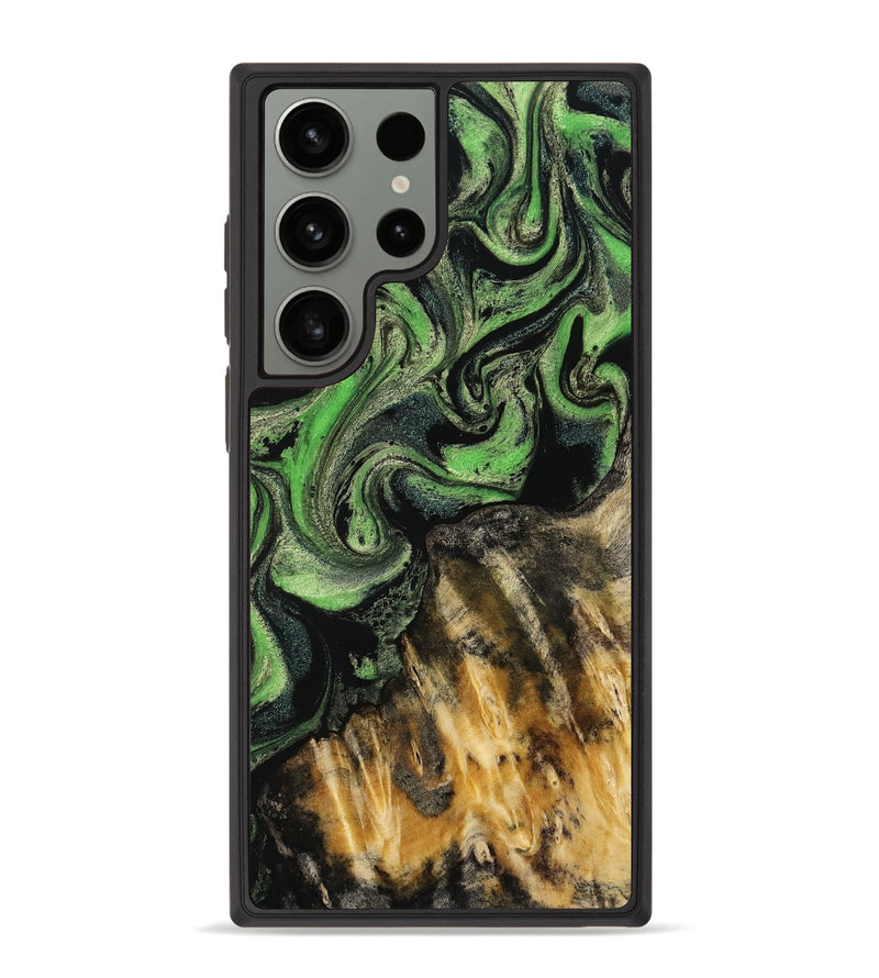 Galaxy S23 Ultra Wood Phone Case - Ariyah (Green, 757928)