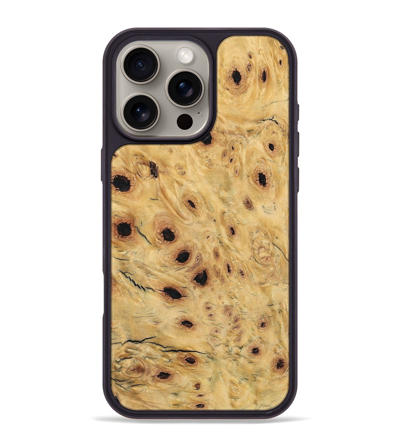 iPhone 16 Pro Max Wood Phone Case - Kellie (Wood Burl, 757946)