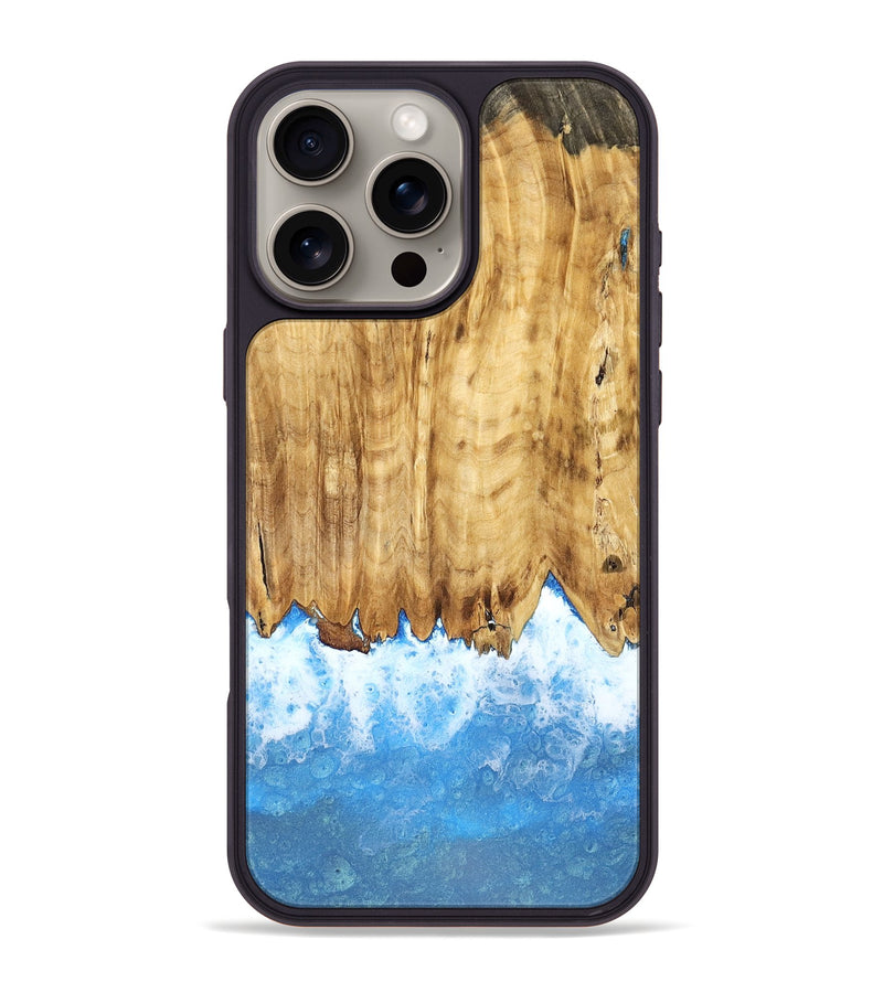 iPhone 16 Pro Max Wood Phone Case - Shantel (Coastal, 757986)
