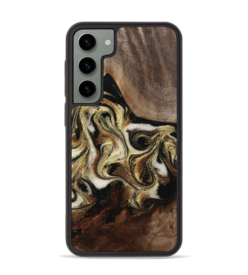 Galaxy S23 Plus Wood Phone Case - Marylyn (Black & White, 758007)