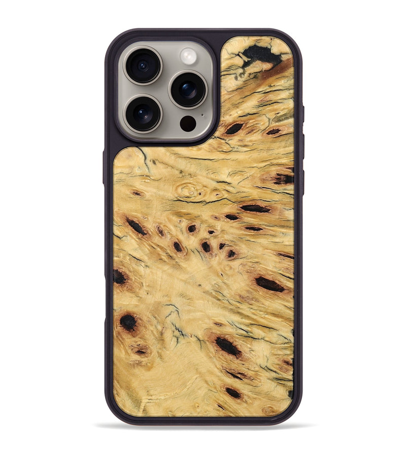 iPhone 16 Pro Max Wood Phone Case - Britni (Wood Burl, 758036)