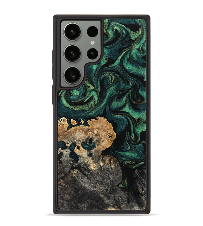 Galaxy S23 Ultra Wood Phone Case - Wesley (Green, 758133)
