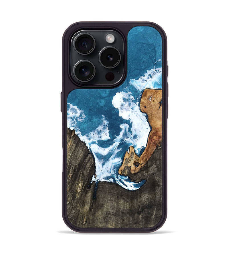 iPhone 16 Pro Wood Phone Case - Jean (Coastal, 758200)