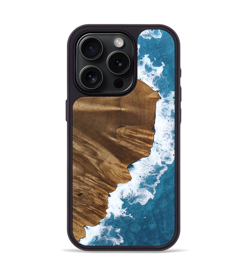 iPhone 15 Pro Wood Phone Case - Kecia (Coastal, 758341)