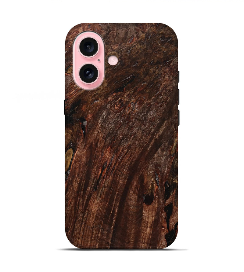 iPhone 16 Wood Live Edge Phone Case - Yandel (Wood Burl, 758678)