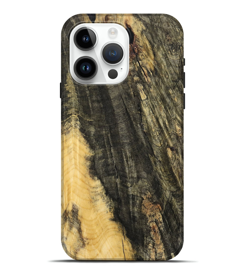 iPhone 15 Pro Max Wood Live Edge Phone Case - Emmie (Wood Burl, 758685)