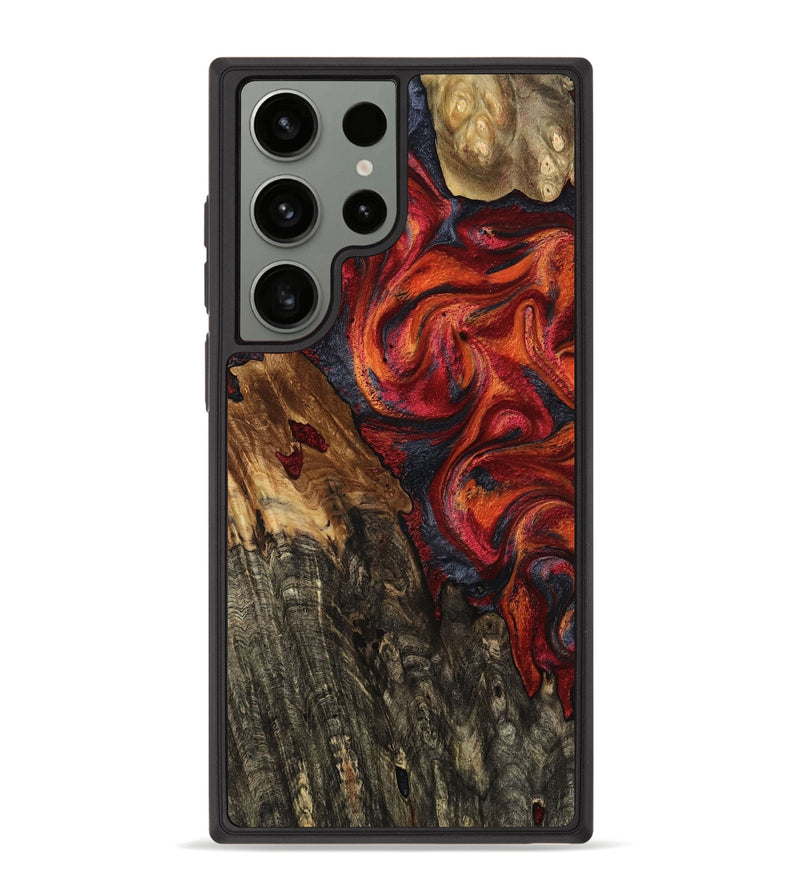 Galaxy S23 Ultra Wood Phone Case - Thelma (Red, 758708)