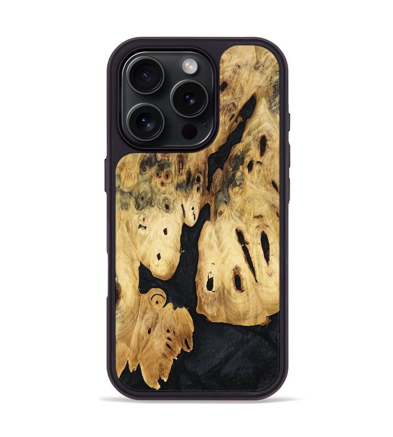 iPhone 16 Pro Wood Phone Case - Elvis (Wood Burl, 758728)