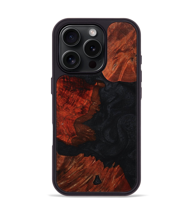 iPhone 16 Pro Wood Phone Case - Gladys (Wood Burl, 758730)