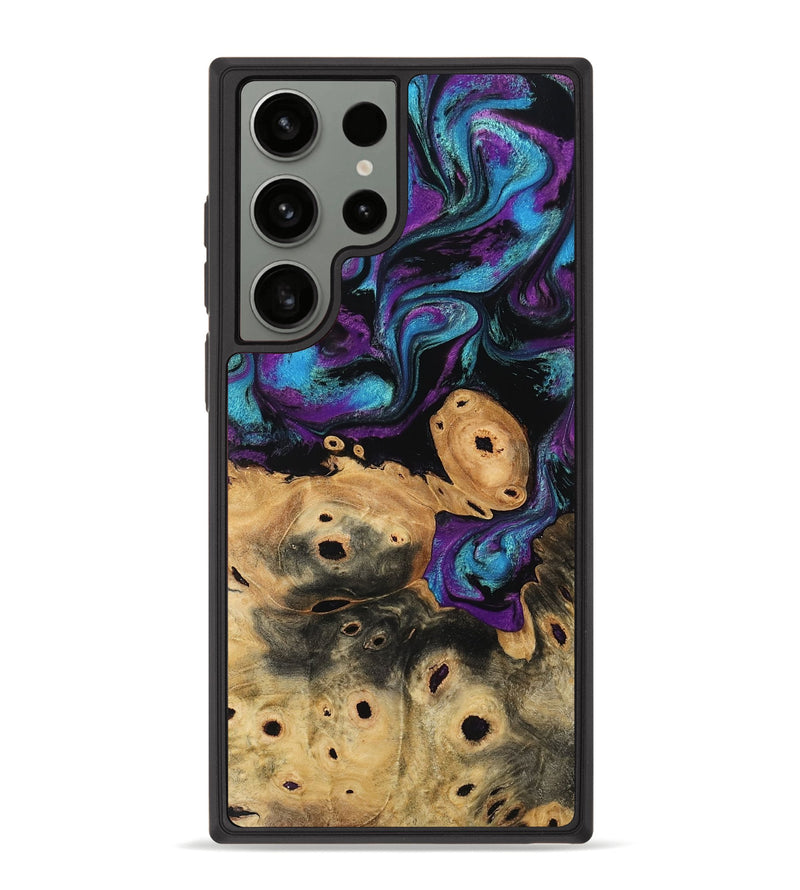Galaxy S23 Ultra Wood Phone Case - Maureen (Purple, 758747)