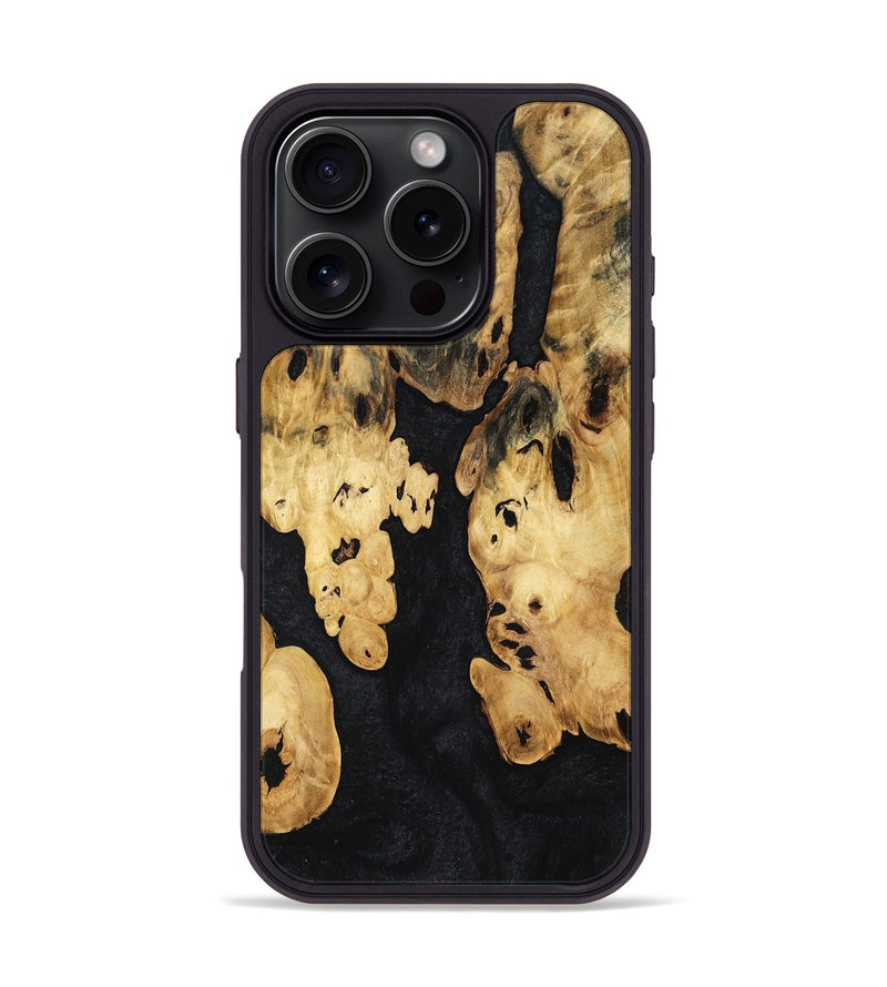 iPhone 16 Pro Wood Phone Case - Terry (Wood Burl, 758748)