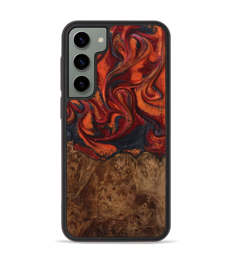 Galaxy S23 Plus Wood Phone Case - Glenn (Red, 758757)