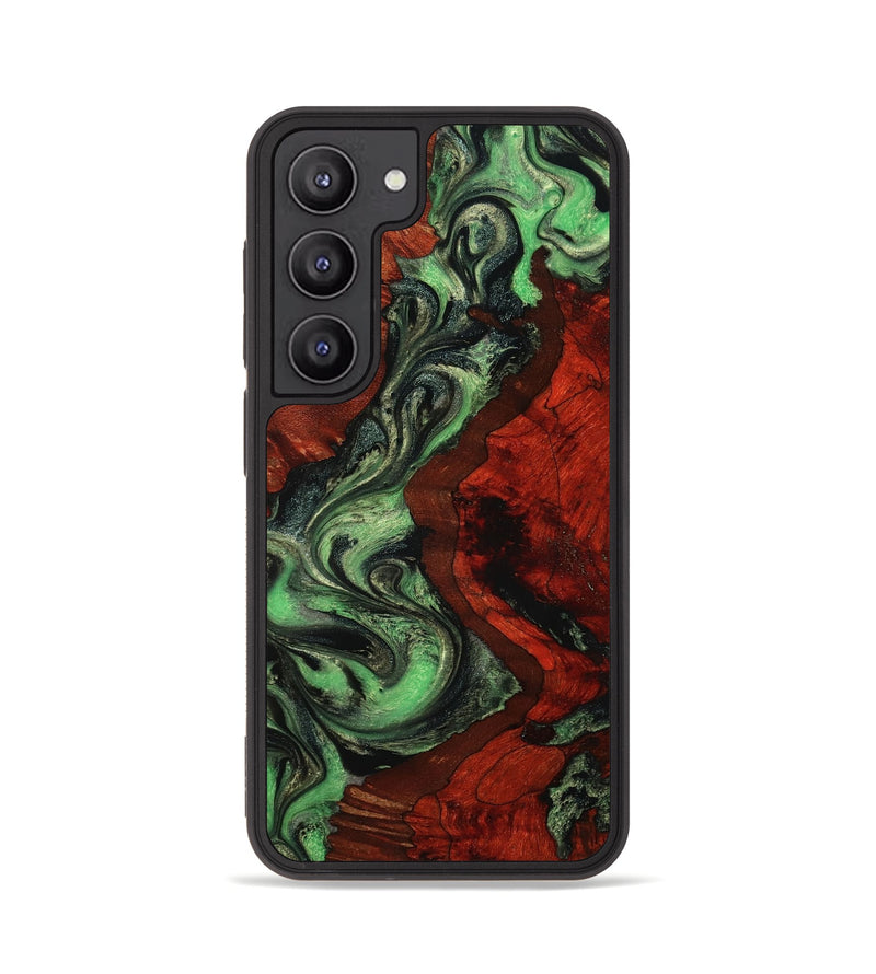 Galaxy S23 Wood Phone Case - Chaim (Green, 758807)