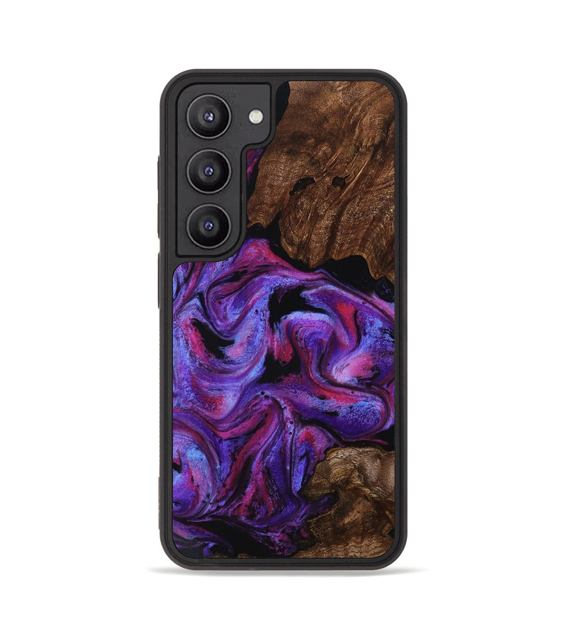 Galaxy S23 Wood Phone Case - Sarai (Purple, 758902)