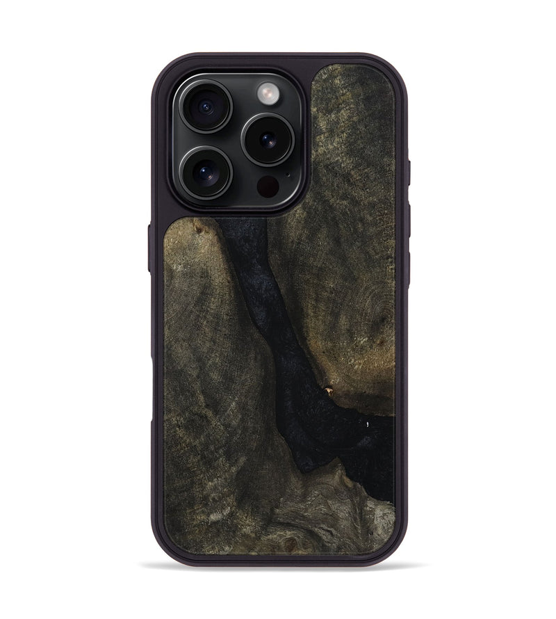 iPhone 16 Pro Wood Phone Case - Roxana (Wood Burl, 758918)