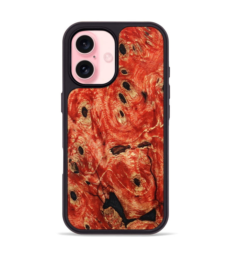 iPhone 16 Wood Phone Case - Ottis (Wood Burl, 758936)