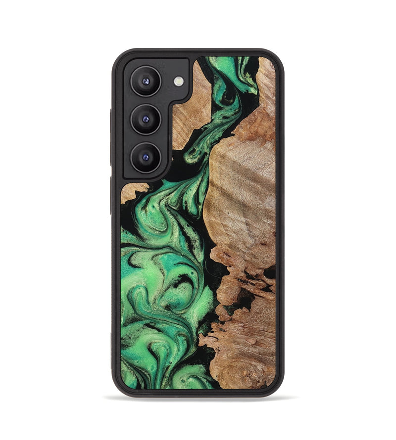 Galaxy S23 Wood Phone Case - Talia (Green, 758985)
