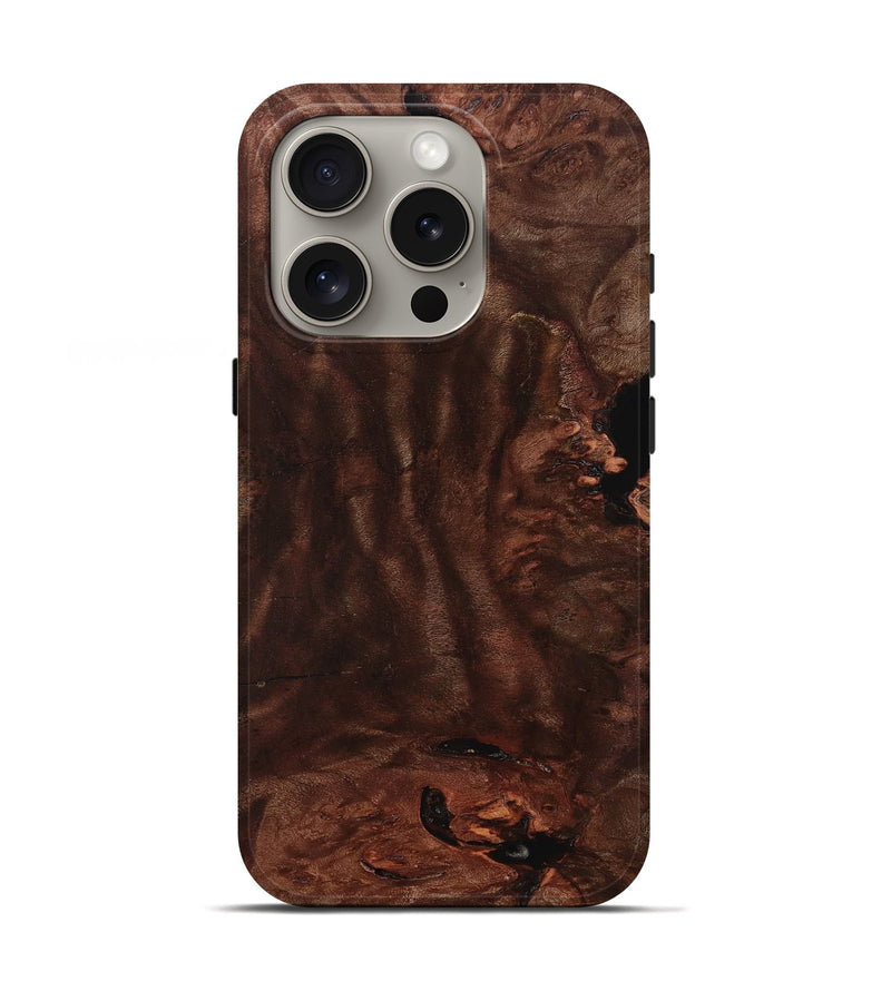 iPhone 16 Pro Wood Live Edge Phone Case - Meadow (Wood Burl, 758996)