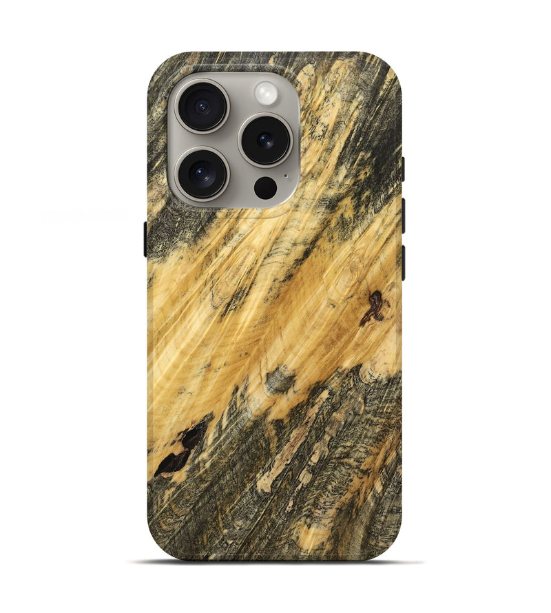 iPhone 16 Pro Wood Live Edge Phone Case - Delaney (Wood Burl, 758998)