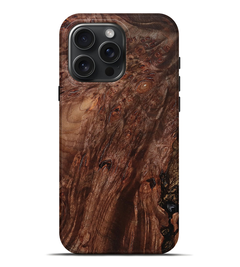 iPhone 16 Pro Max Wood Live Edge Phone Case - Alannah (Wood Burl, 759001)