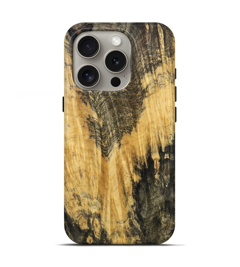 iPhone 16 Pro Wood Live Edge Phone Case - Reggie (Wood Burl, 759004)