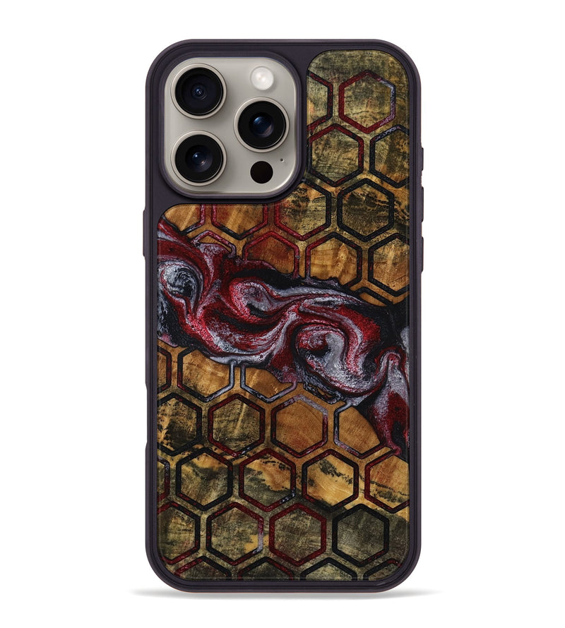 iPhone 16 Pro Max Wood Phone Case - Aura (Pattern, 759061)