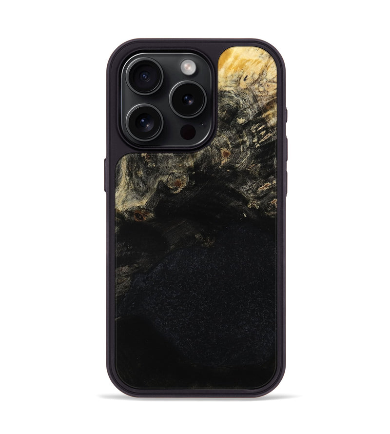 iPhone 15 Pro Wood Phone Case - Kunta (Wood Burl, 759072)