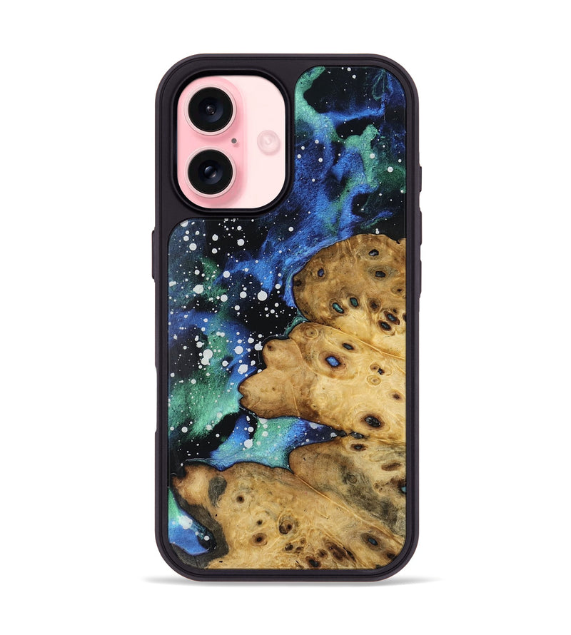 iPhone 16 Wood Phone Case - Paislee (Cosmos, 759125)