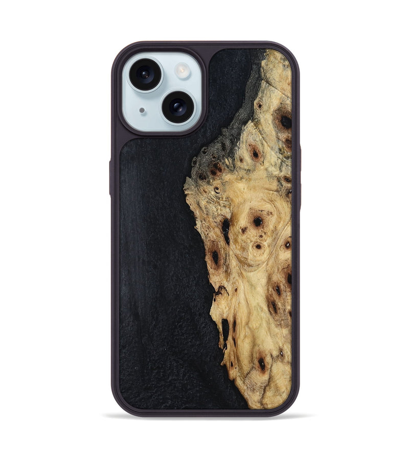 iPhone 15 Wood Phone Case - Kylen (Wood Burl, 759159)