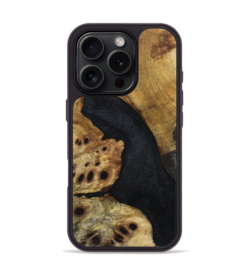 iPhone 16 Pro Wood Phone Case - Banks (Wood Burl, 759187)