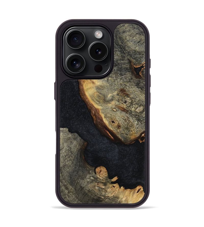 iPhone 16 Pro Wood Phone Case - Cillian (Wood Burl, 759188)