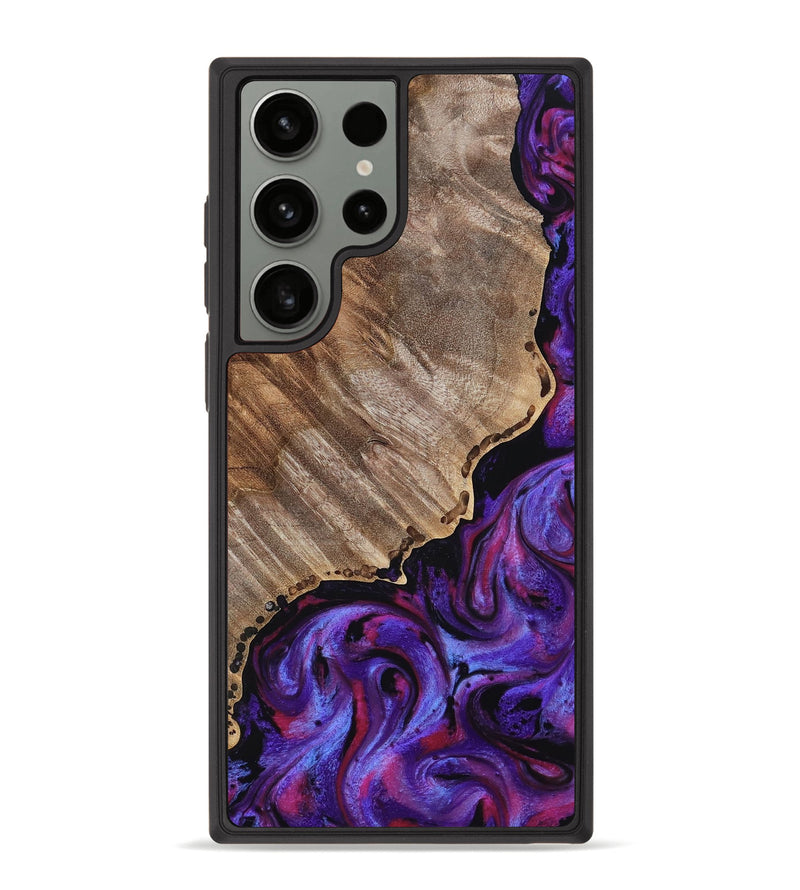 Galaxy S23 Ultra Wood Phone Case - Ryne (Purple, 759240)