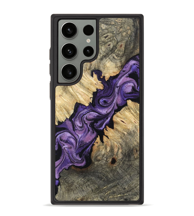 Galaxy S23 Ultra Wood Phone Case - Leandra (Purple, 759289)