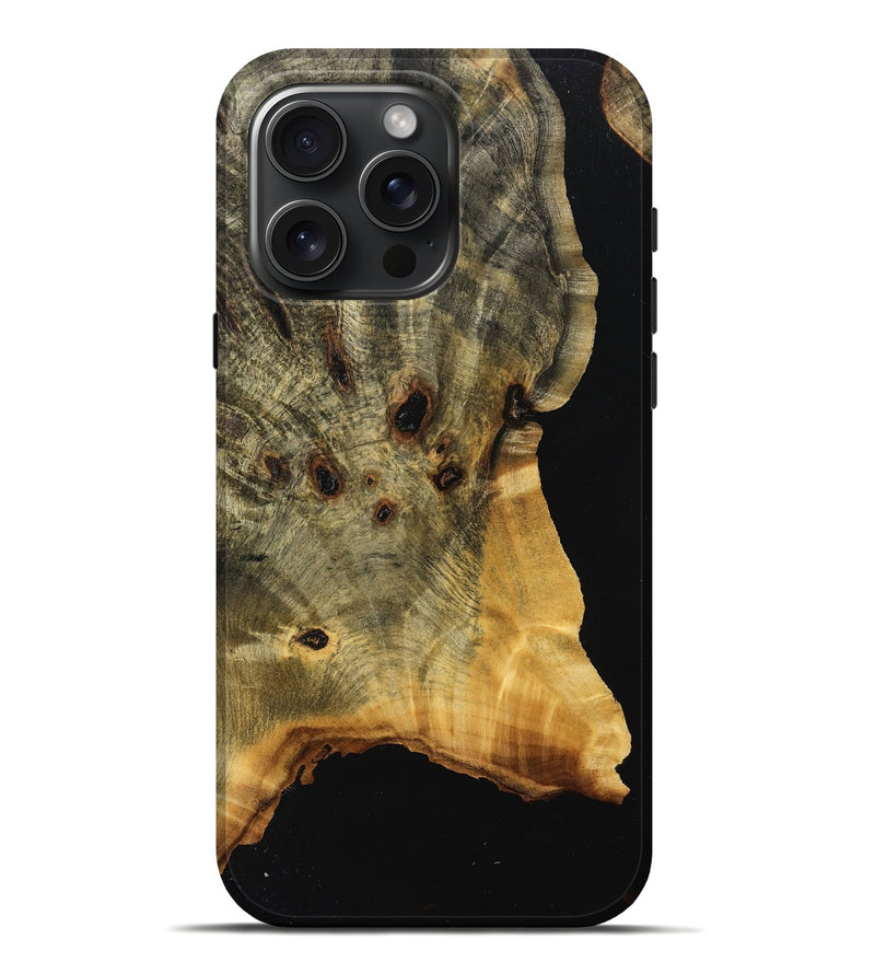 iPhone 16 Pro Max Wood Live Edge Phone Case - Miley (Wood Burl, 759304)