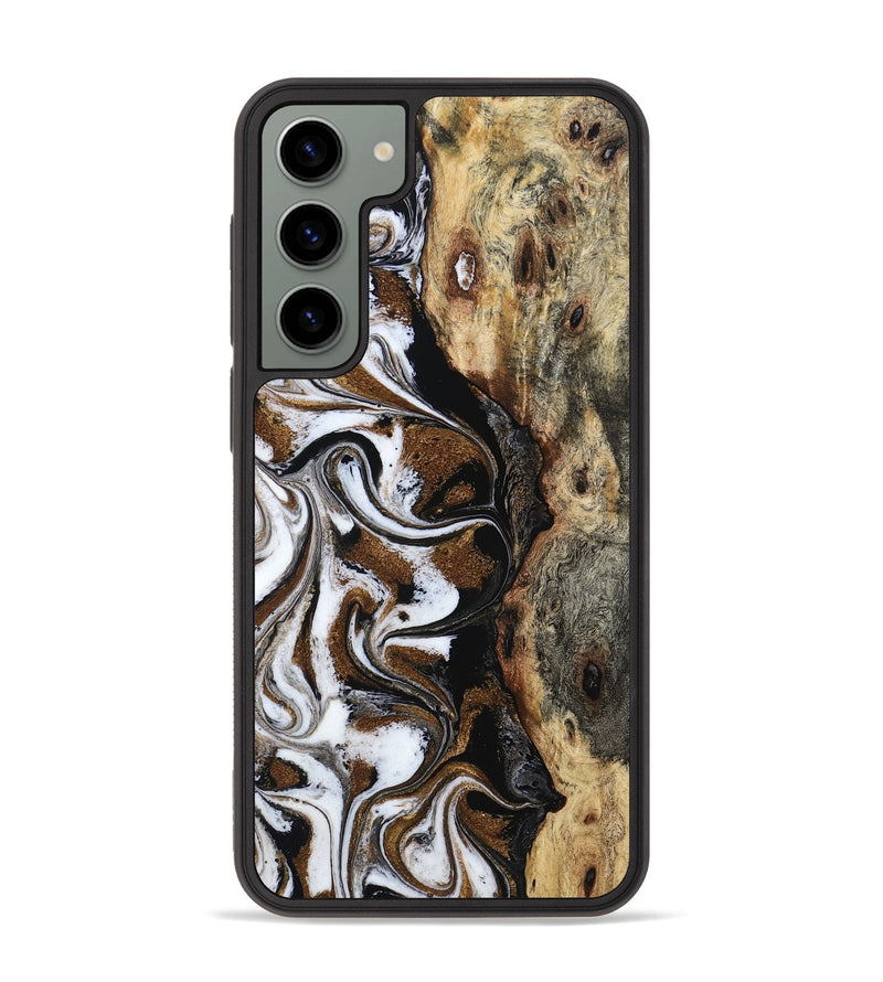 Galaxy S23 Plus Wood Phone Case - Avery (Black & White, 759350)