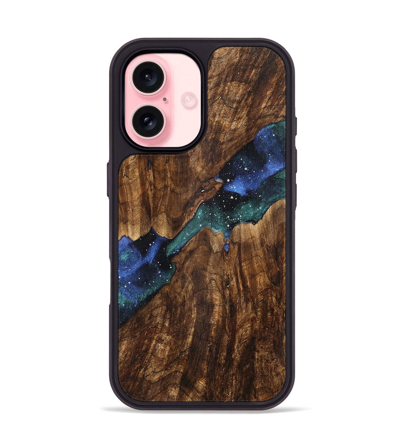 iPhone 16 Wood Phone Case - Keshawn (Cosmos, 759393)