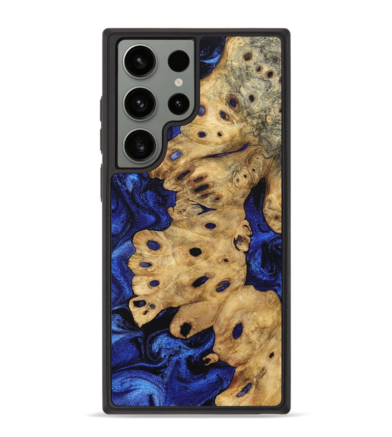 Galaxy S23 Ultra Wood Phone Case - Joe (Blue, 759399)