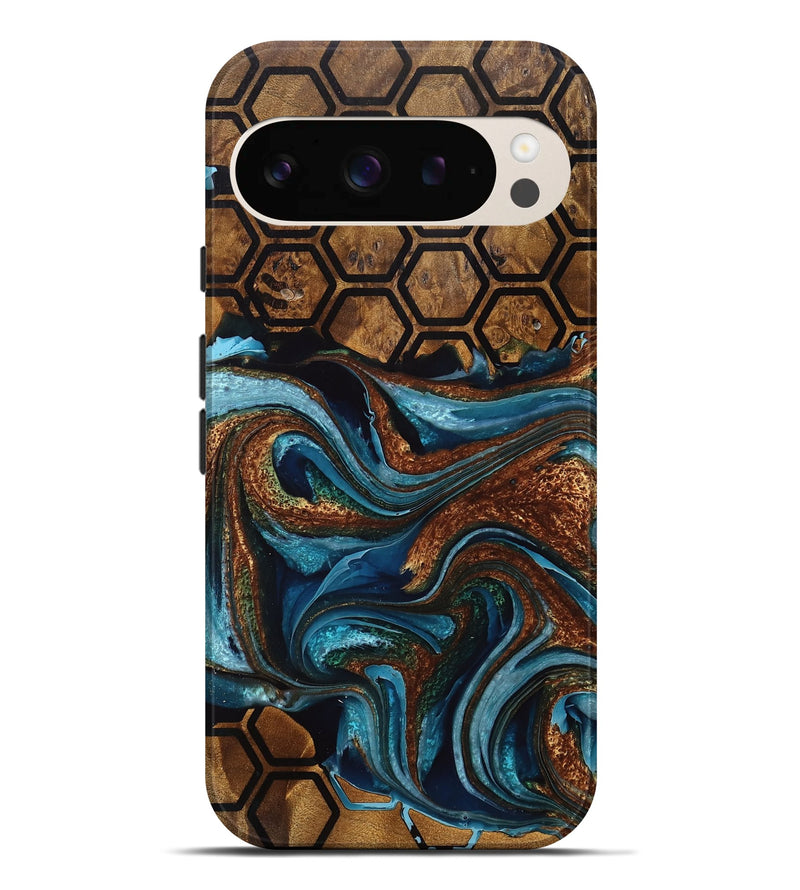 Pixel 9 Pro XL Wood Live Edge Phone Case - Lilia (Pattern, 759663)