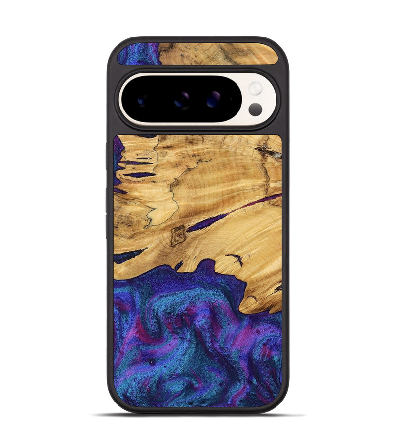 Pixel 9 Wood Phone Case - Donavan (Purple, 759741)