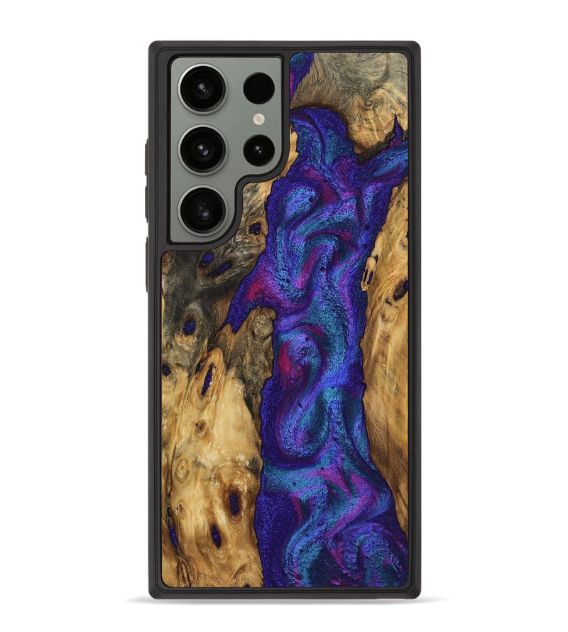 Galaxy S23 Ultra Wood Phone Case - Gavyn (Purple, 759744)
