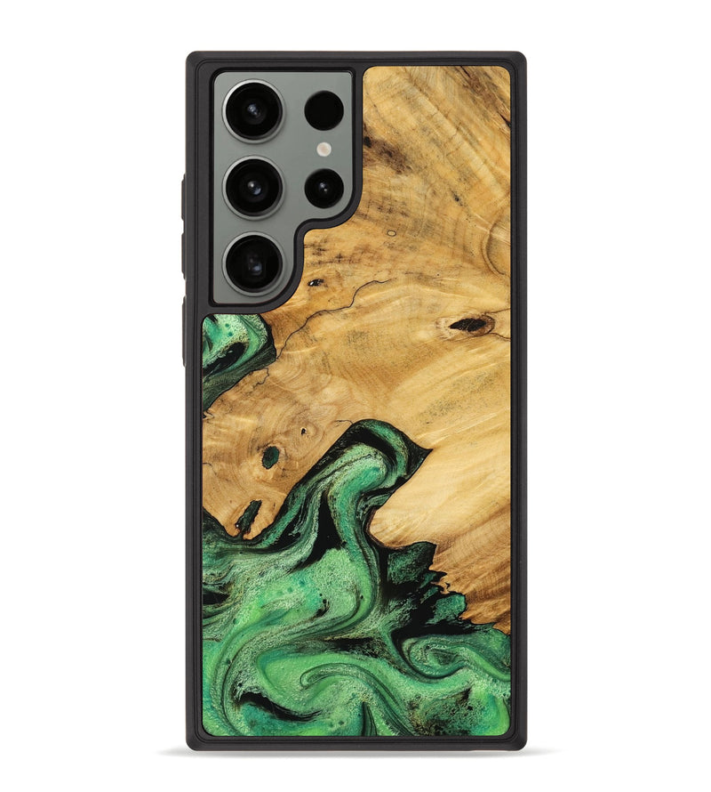 Galaxy S23 Ultra Wood Phone Case - Paul (Green, 759763)