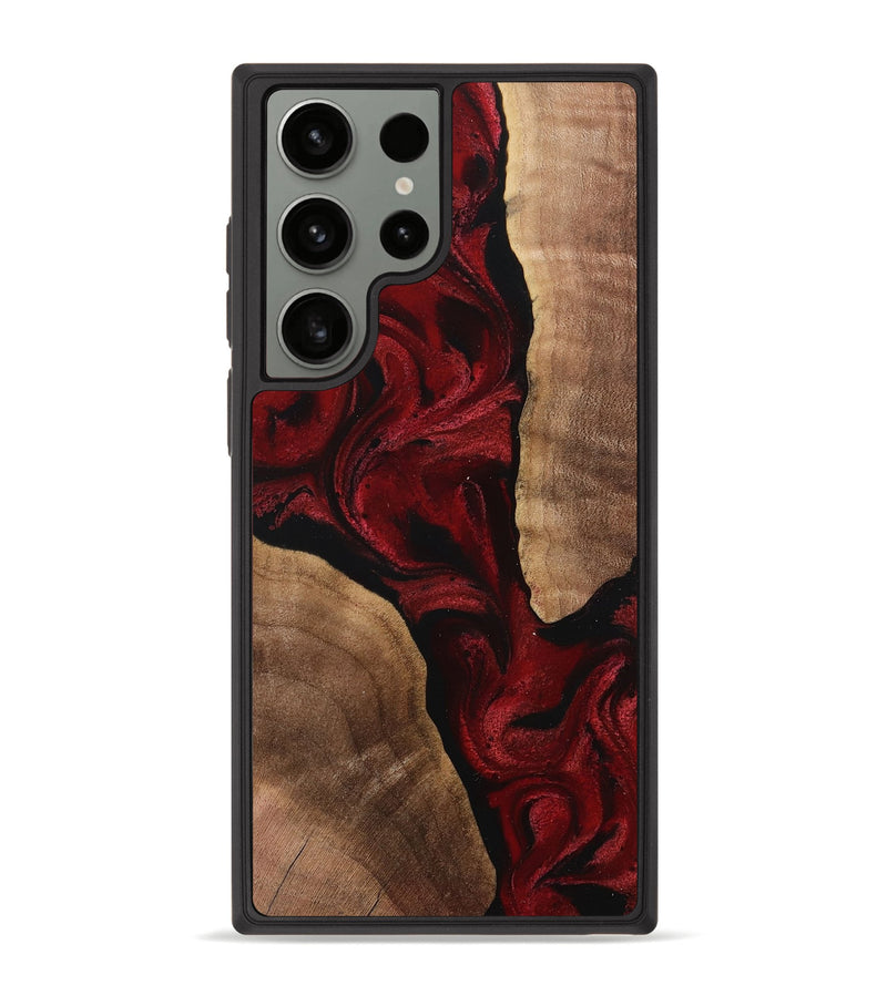 Galaxy S23 Ultra Wood Phone Case - Lissie (Red, 759840)