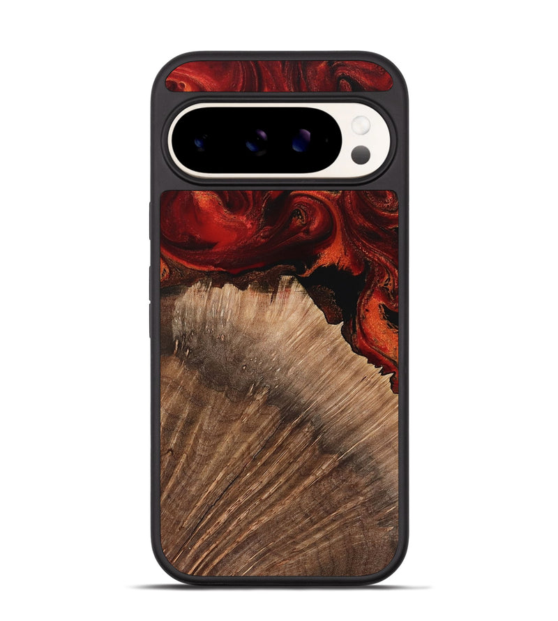 Pixel 9 Pro Wood Phone Case - Austyn (Red, 759860)