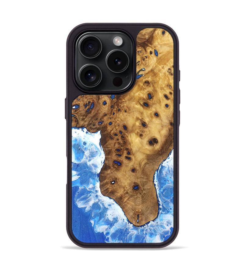iPhone 16 Pro Wood Phone Case - Mat (Coastal, 759898)