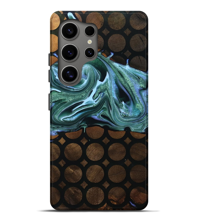 Galaxy S25 Ultra Wood Live Edge Phone Case - Rod (Pattern, 759915)