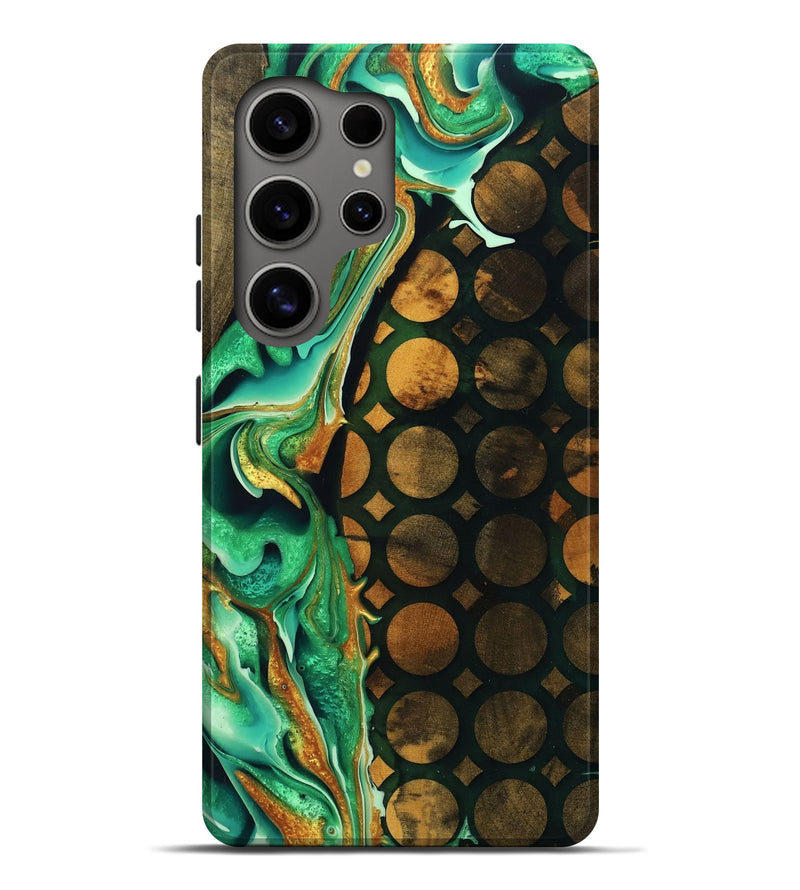 Galaxy S25 Ultra Wood Live Edge Phone Case - Zain (Pattern, 759925)