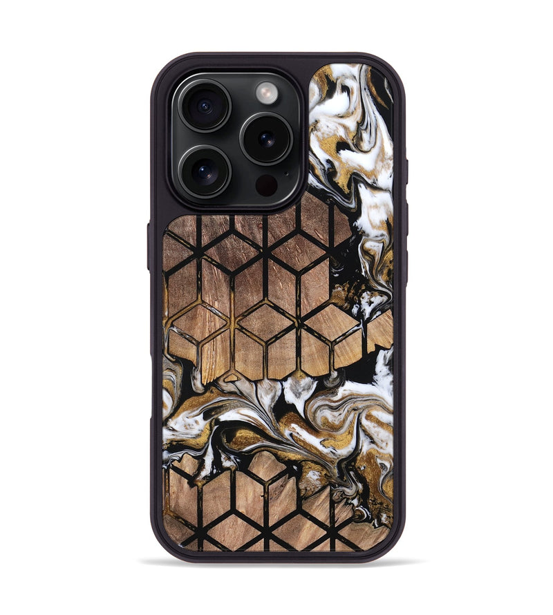 iPhone 16 Pro Wood Phone Case - Flynn (Pattern, 760102)
